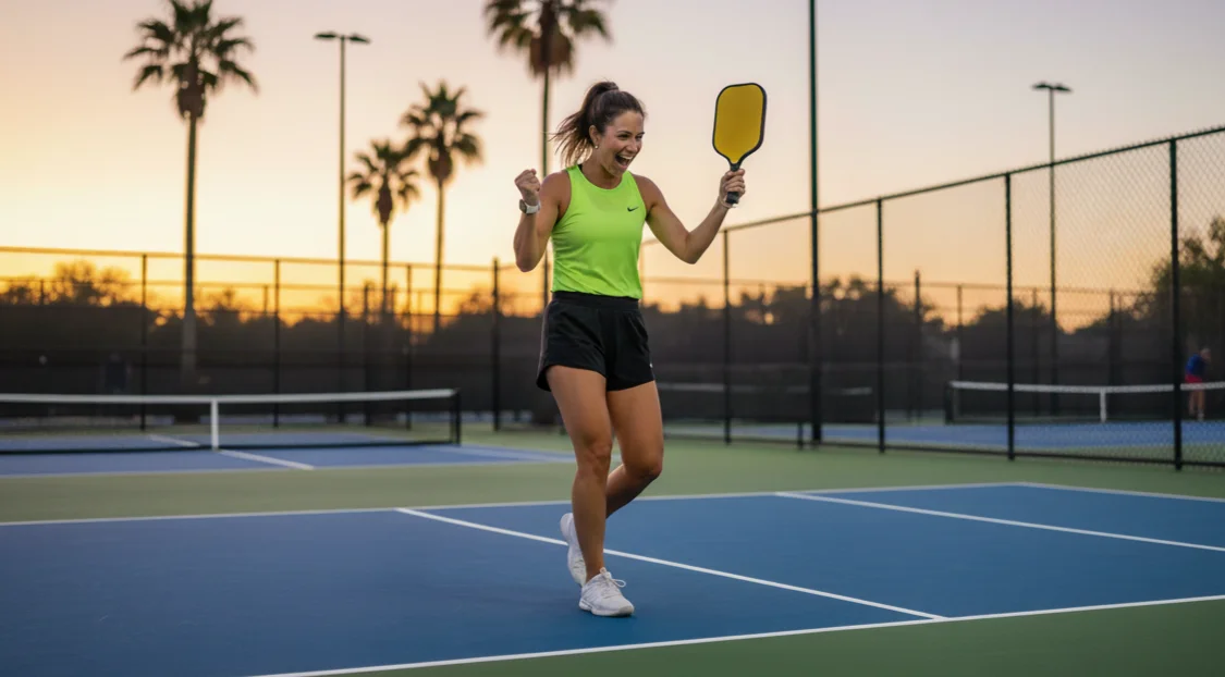 5 essential pickleball strategies to win more games, including serving techniques, court positioning, and third shot drop